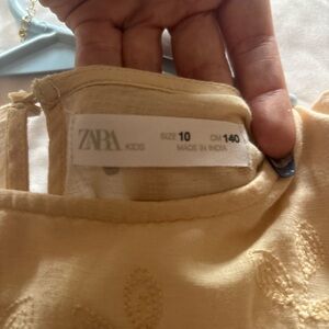 Zara Kids Casual Dress in Cream